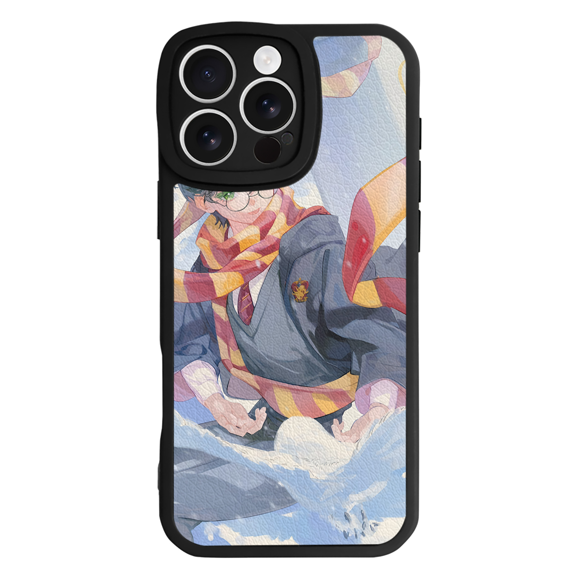 （画像用） Harry Potter ハリー・ポッターシリーズ 【iPhone 16シリーズ対応】シリコンスマホケース（レザー調） 材質：シリコン